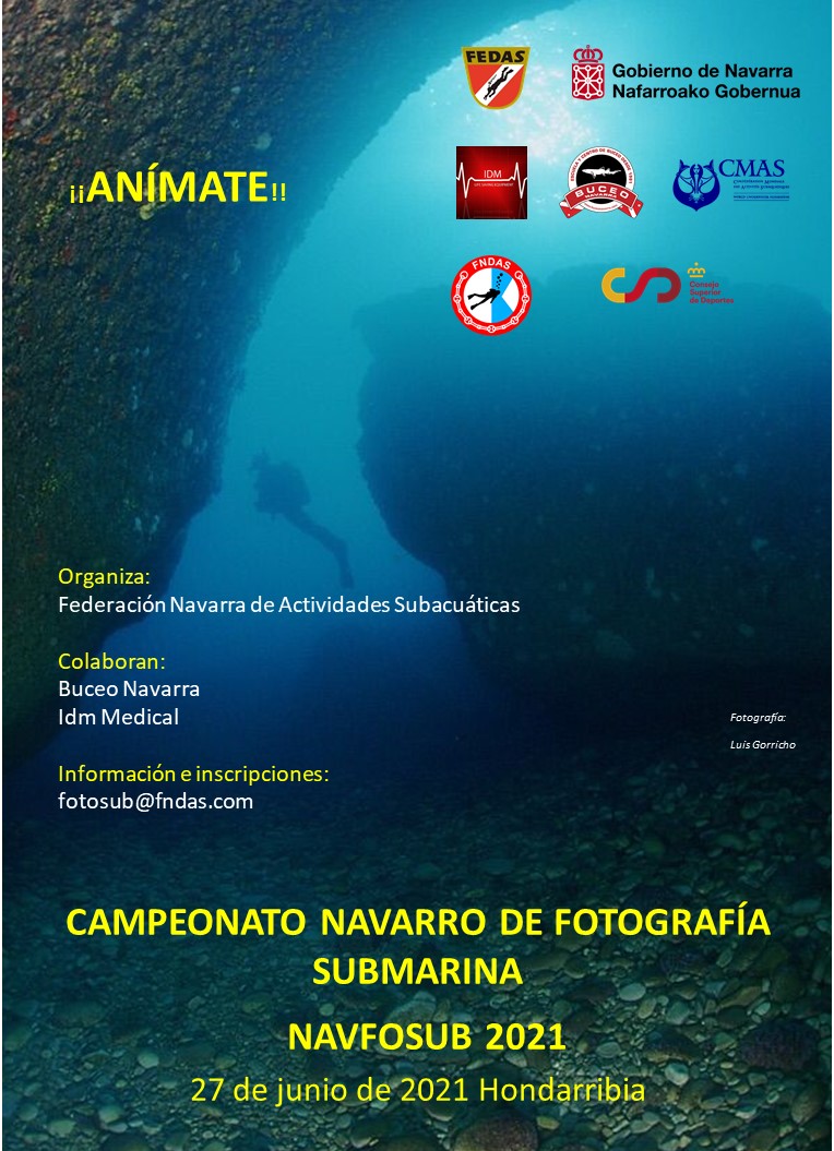 Campeonato Navarro de Fotograf&iacute;a Submarina NAVFOSUB 2021